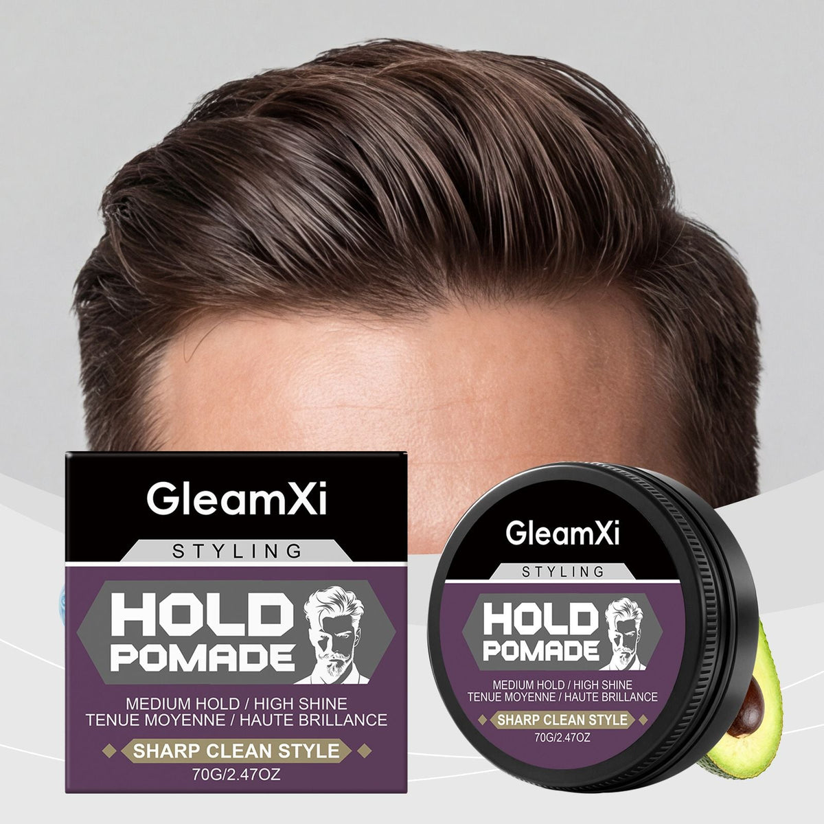 Hair Styling Wax Lightweight Flexible Hold 70g