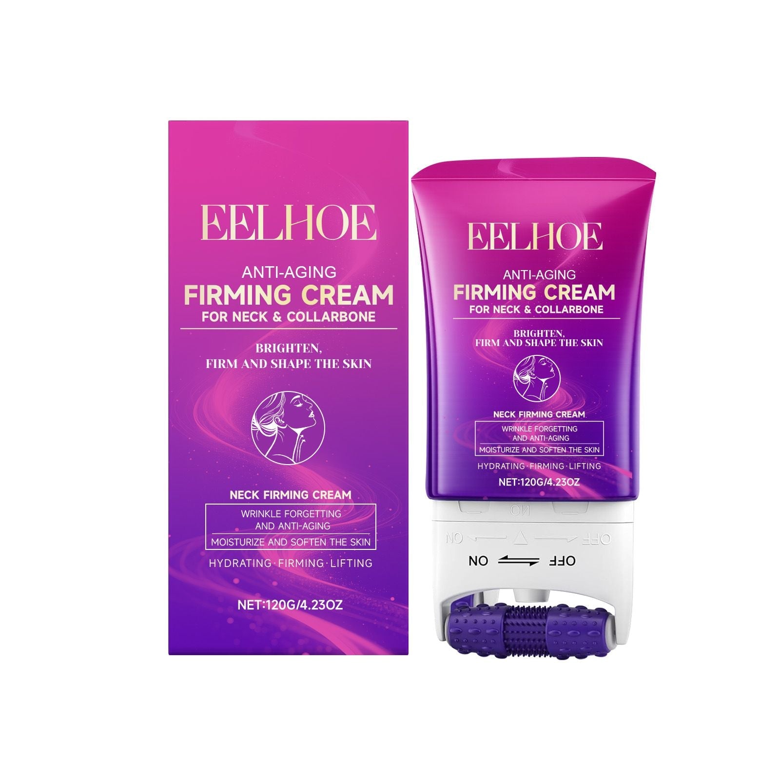 Neck Care Roller Cream Hydrating Massage 120g