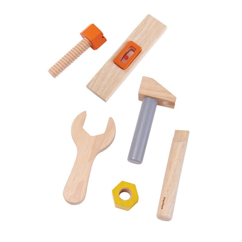 PlanToys Tool Belt — Wooden Pretend Play Set