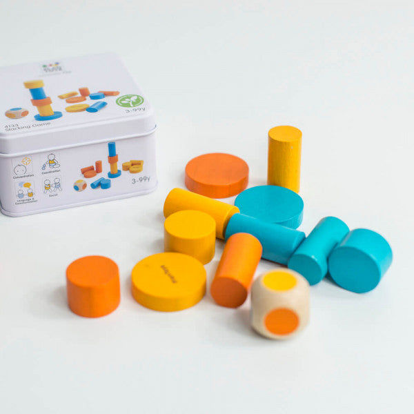 PlanToys Stacking Game — Wooden Dice Game