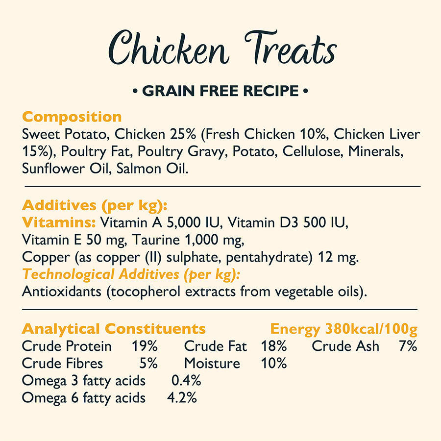 Lily's Kitchen Chicken Pillow Cat Treats 60G