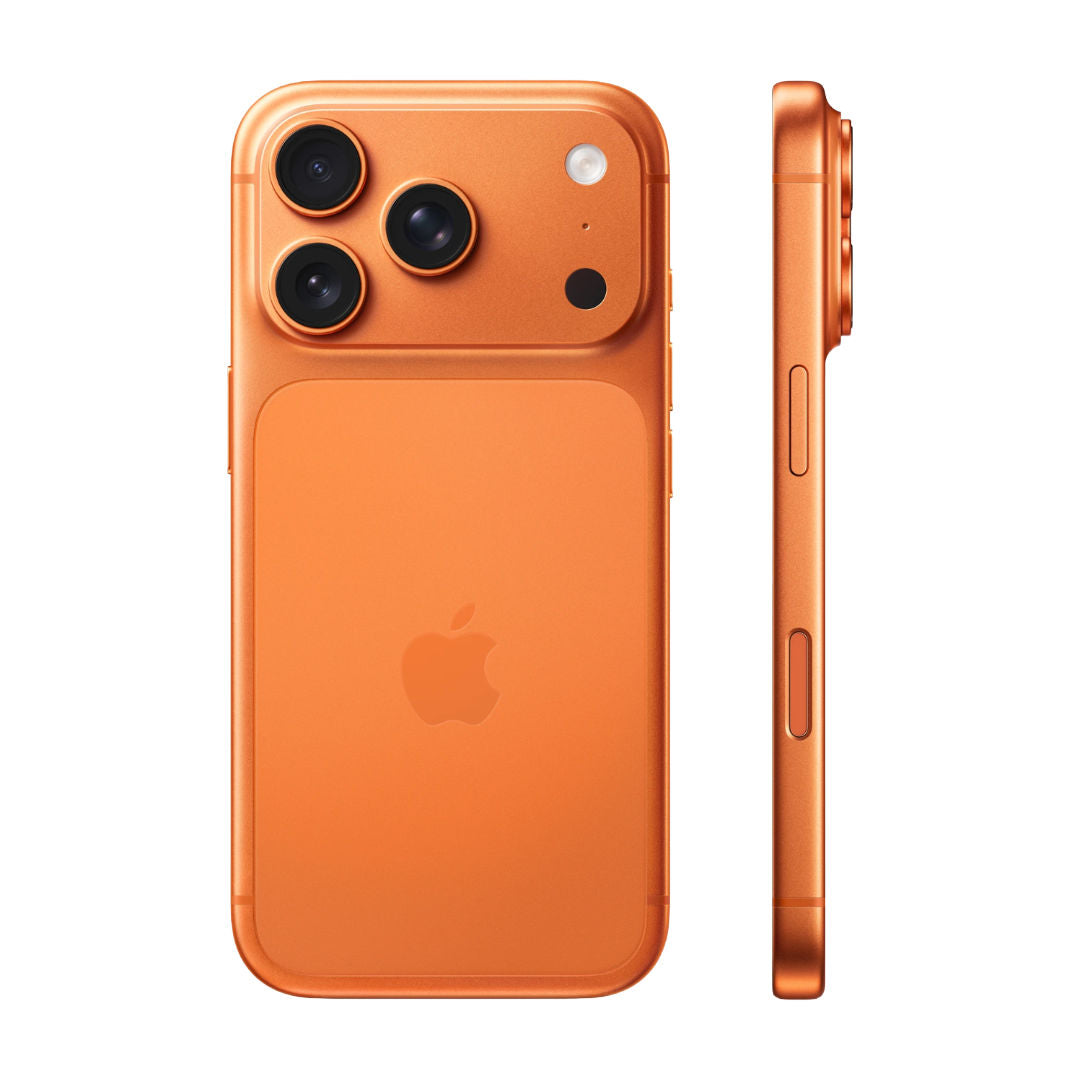 Apple iPhone 17 Pro 5G Smartphone, 6.3-inch Display, A19 Pro Chip, Cosmic Orange