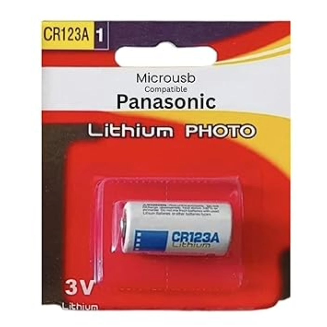 Panasonic Battery, 3V, CR123L