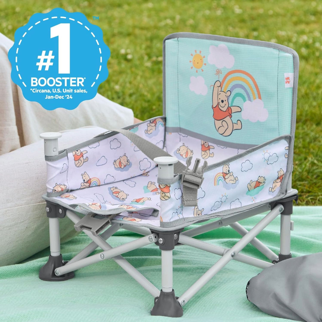 Bright Starts Disney Baby Winnie the Pooh Pop �N Sit Portable 3-in-1 Booster Seat (12.7 x 38.1cm), 6Months - 3years