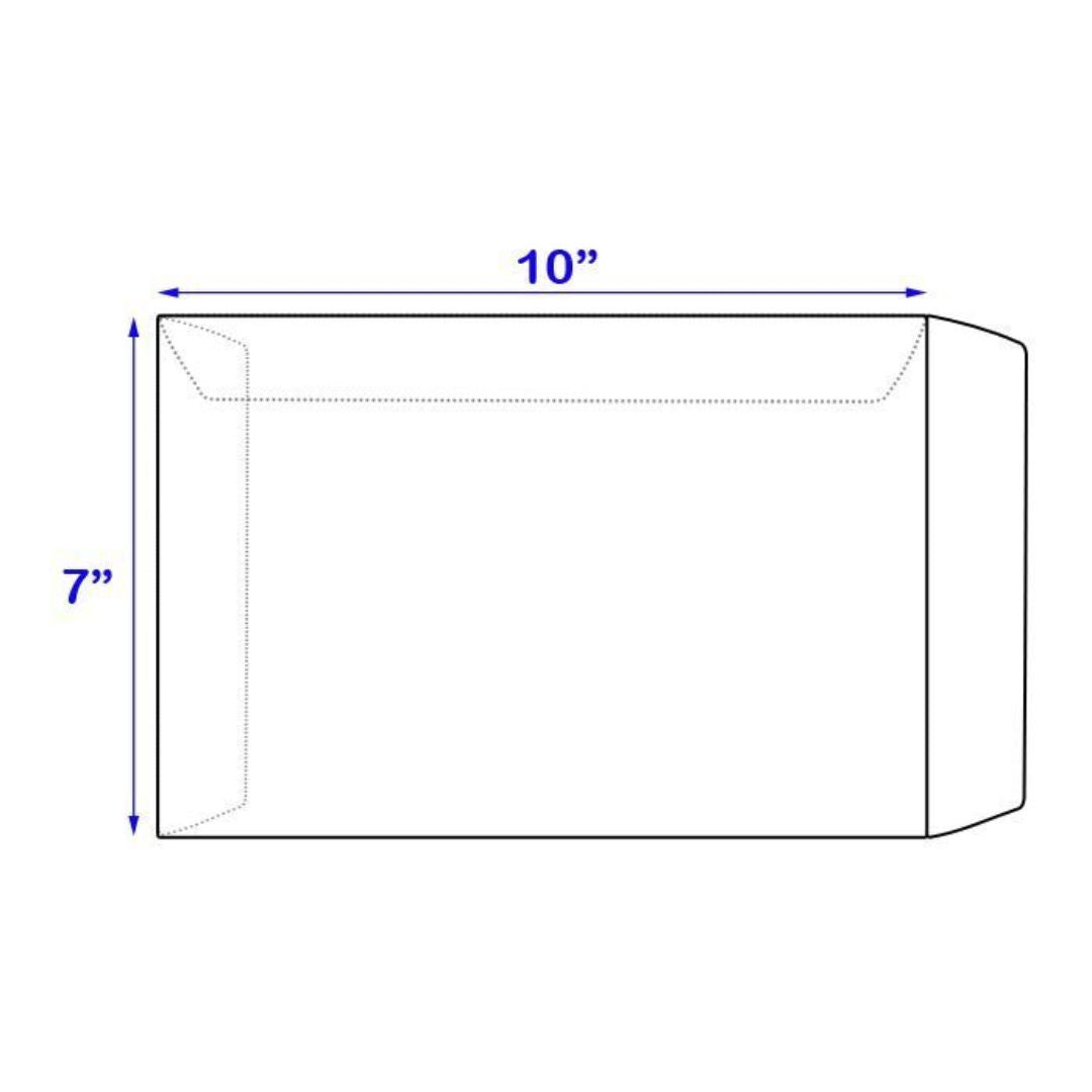 Envelord Paper Envelope, Brown/White