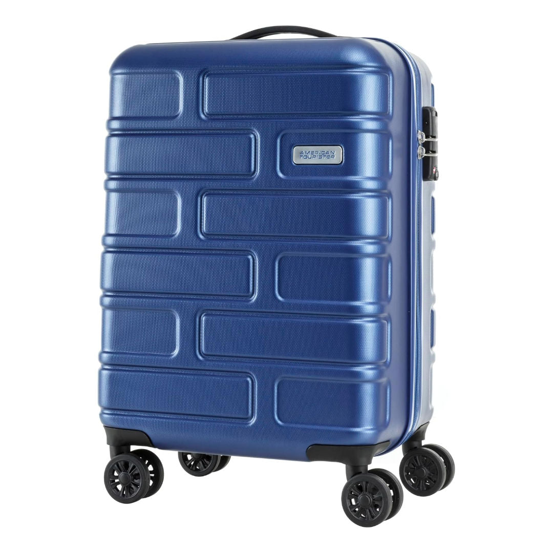 American Tourister Bricklane Hard Luggage Trolley Bag, Blue