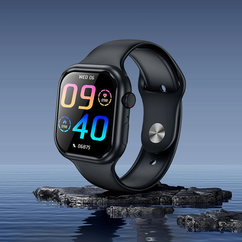 Hoco Y23 Smart Sports Watch with Call Version, 2.02-Inch Display, Black