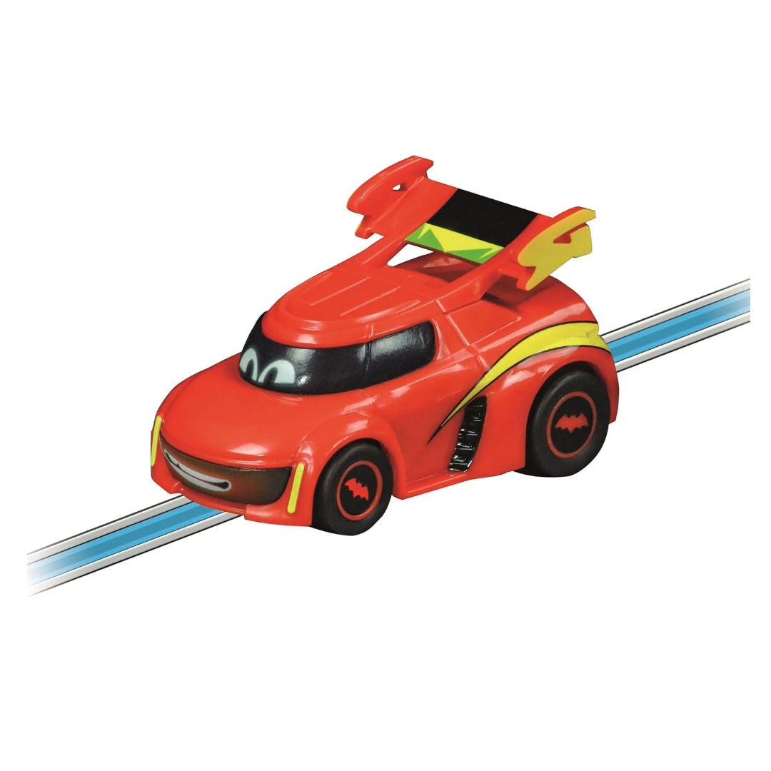Carrera FIRST DC Batwheels Ready For Action Bam Vs Redbird Slot Car Racing Set, 3+ years