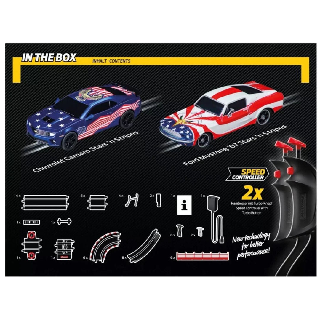 Carrera GO!!! Street Legends Slot Cars Racing Track Set 4.9m, 6+ years