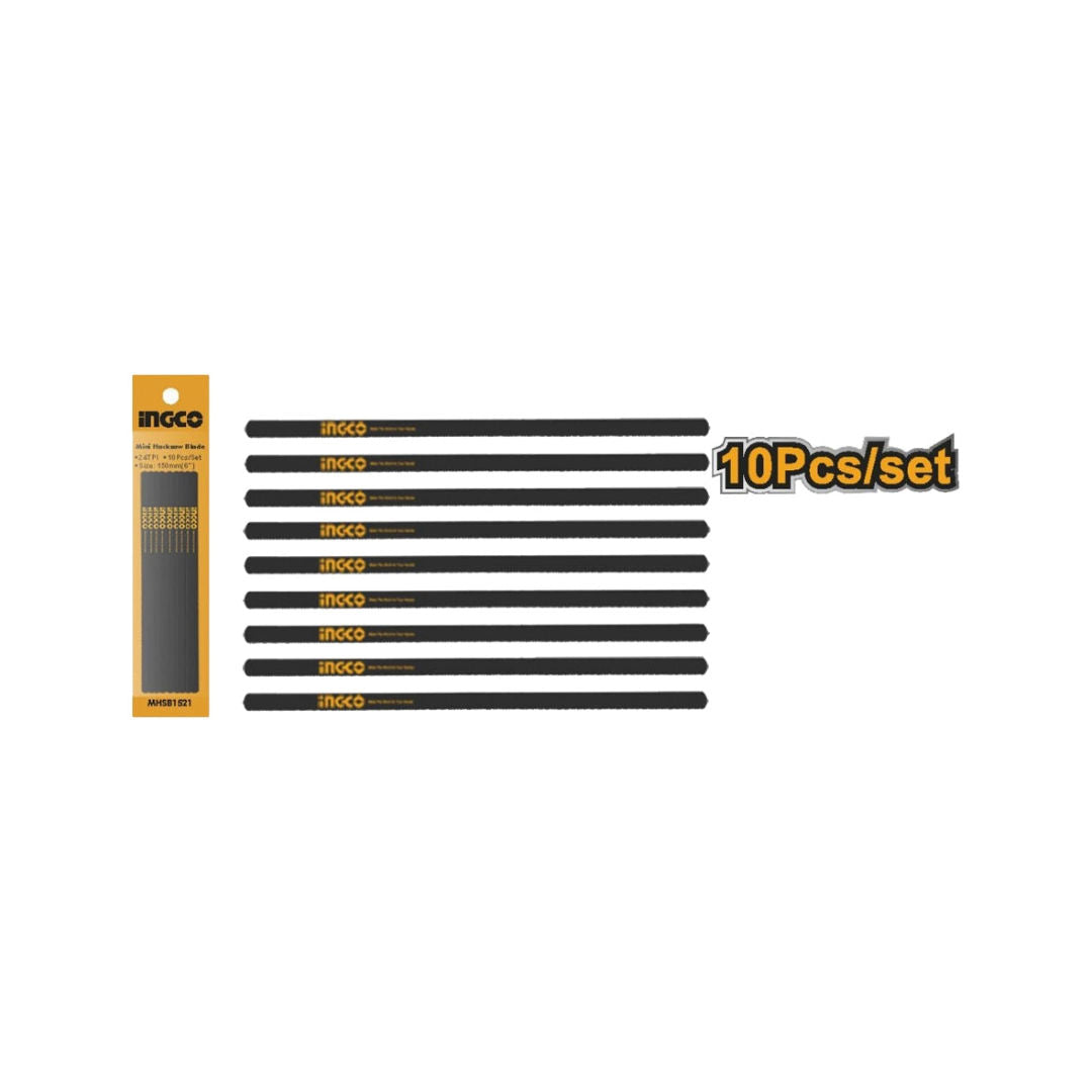 INGCO Mini Hacksaw Blade, High Carbon Steel, Fine Cutting