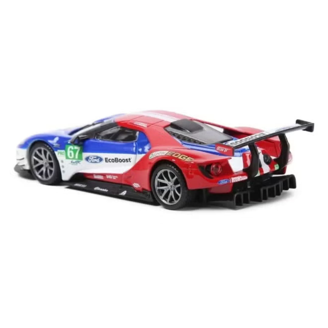 Bburago LeMans Ford GT Racing Ecoboost 2017 # 67, Die-Cast Car, 1:32)