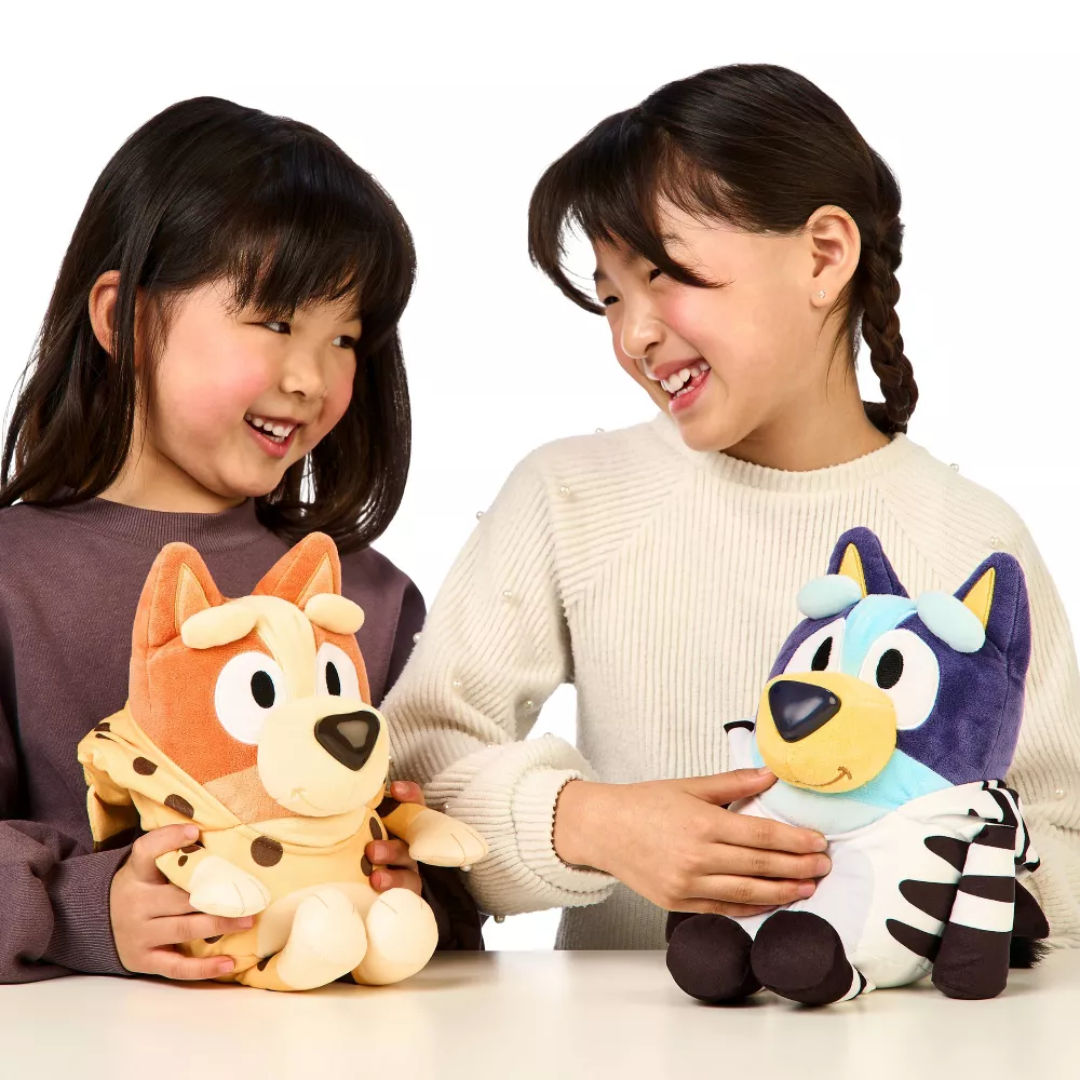 Bluey Series 13 Onesies Bluey and Bingo Interacting Plush Toy Set (Pack of 2), 3+ years