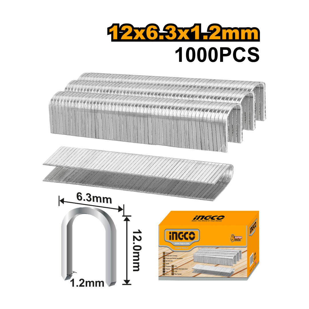 INGCO Staples, 1000 Pieces