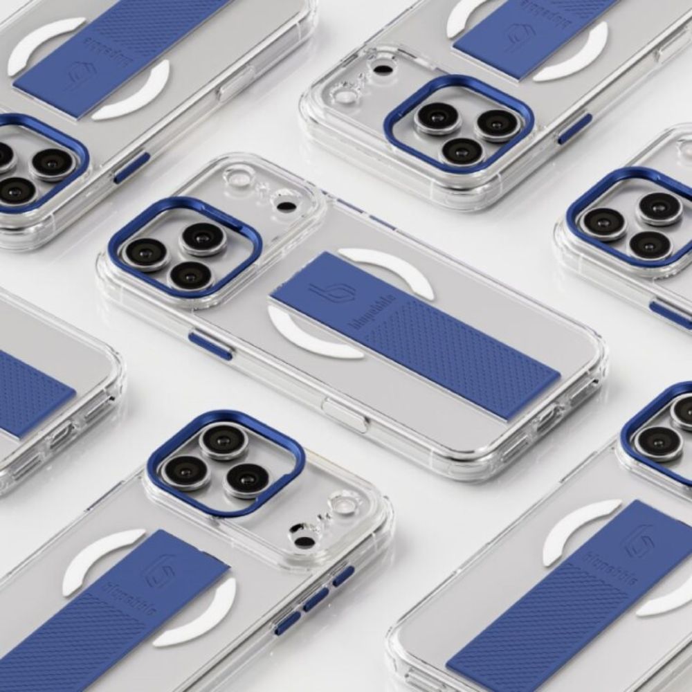 Blupebble GripFlex Case with MagSafe for iPhone 17 Pro Max, Blue