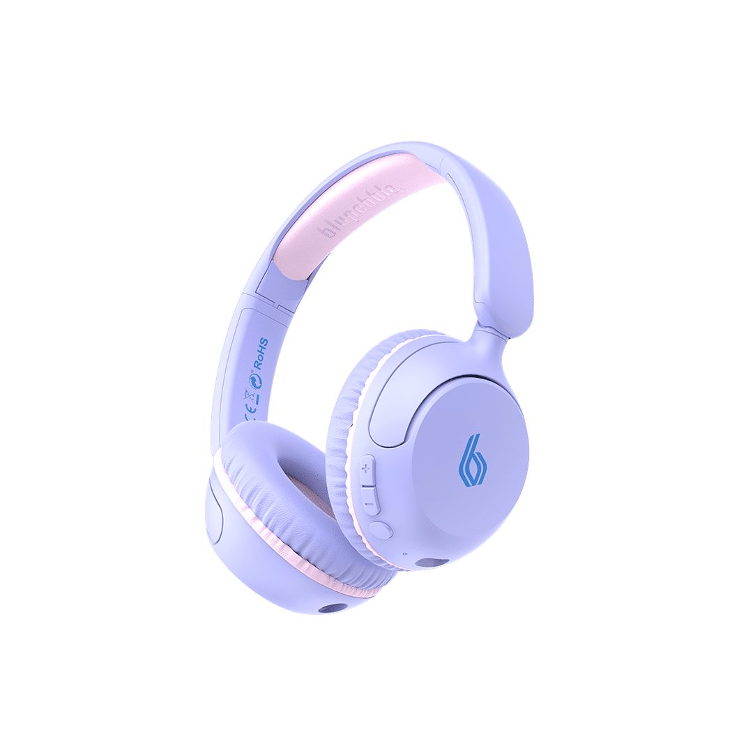 Blupebble Bounce 2-in-1 Wireless & Wired On-Ear Kids Headphones with Microphone