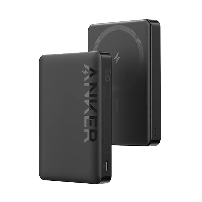 Anker 334 MagGo Battery PowerCore 10000mAh Magnetic Wireless Power Bank with USB-C PD & USB-A, Black