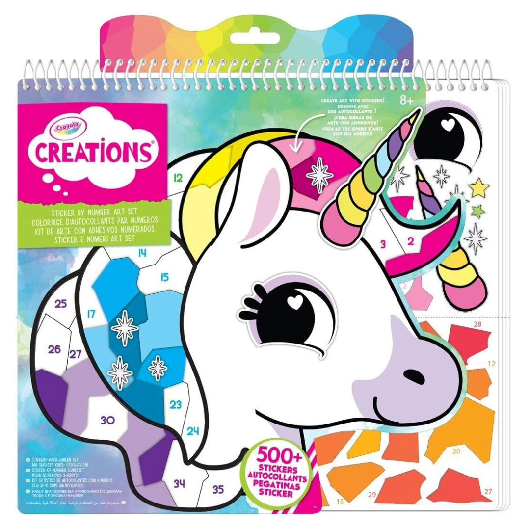 Crayola CREATIONS Sticker By Number Art Set
