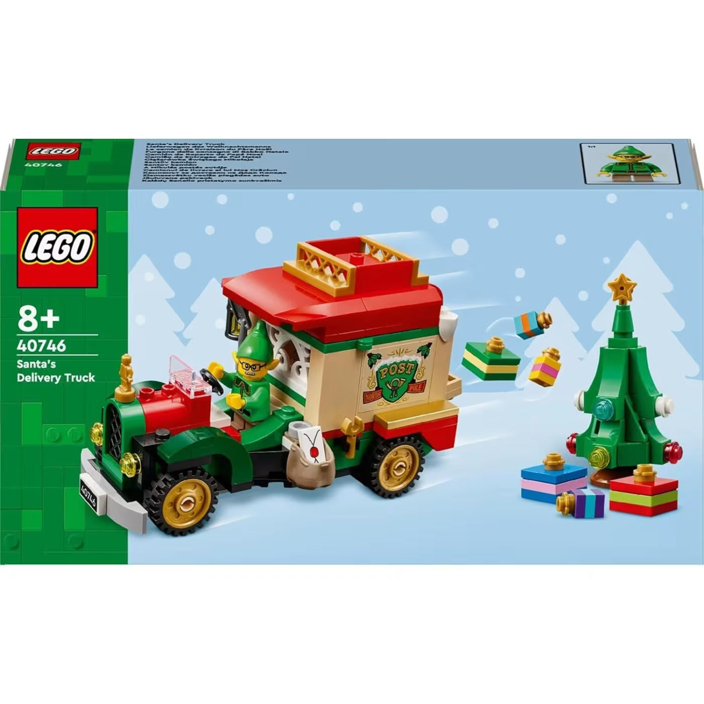 LEGO Santa's Delivery Truck Building Set for Ages 8+, 224 Pieces