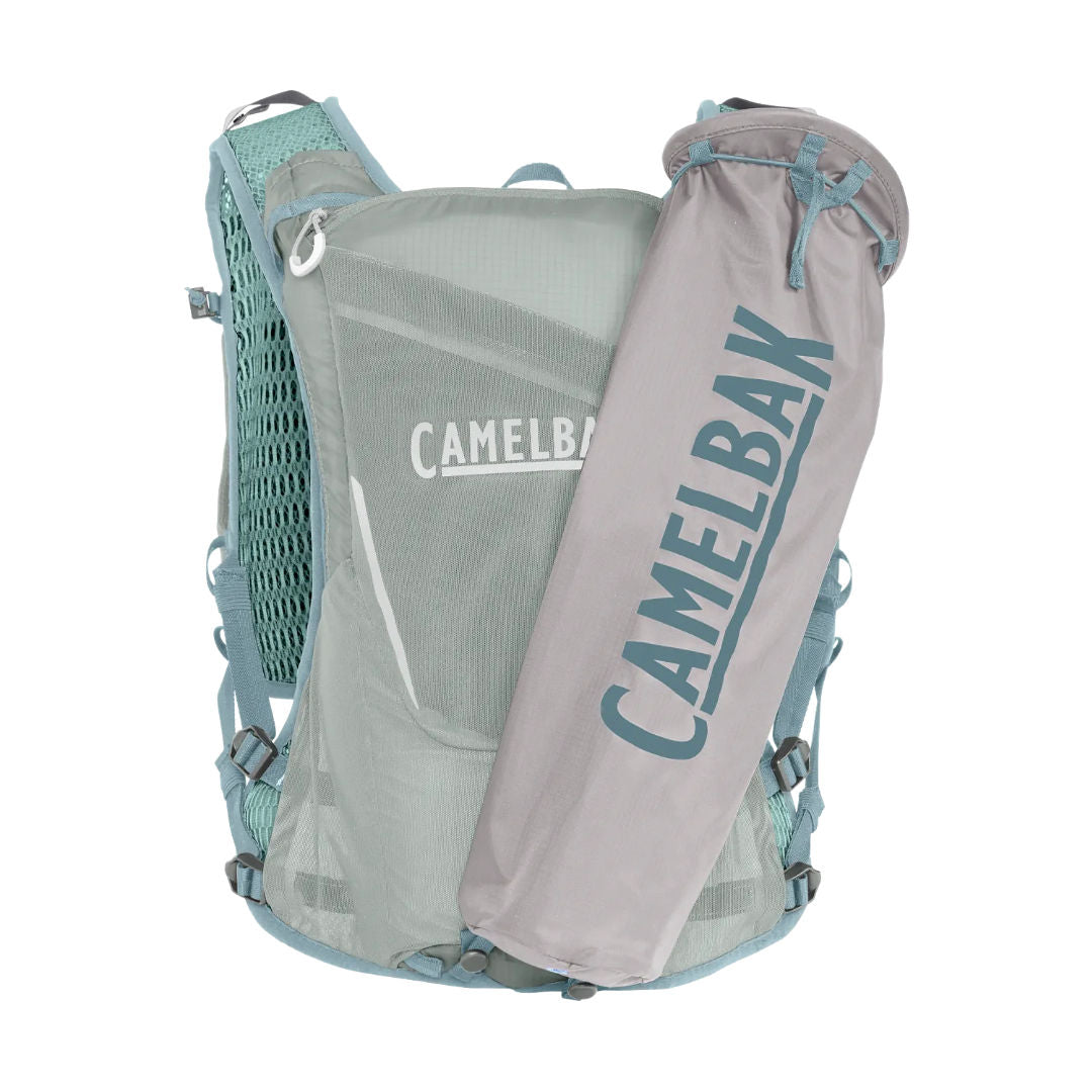 Camelbak Zephyr™ Pro Hydration Vest with Quick Stow™ Bottle, Pigeon/Blue Surf, 34oz