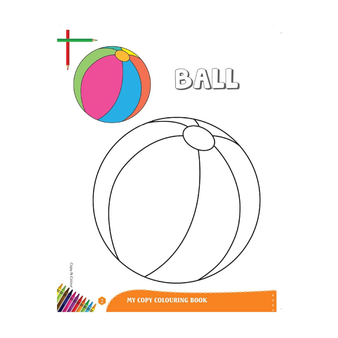 Golden Minds Fun with Copy Colouring Book