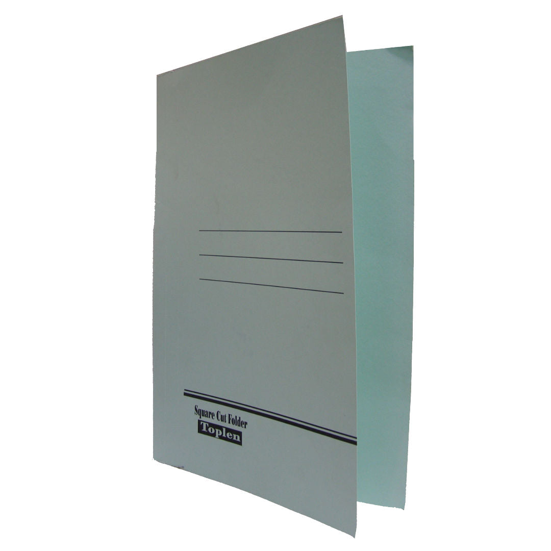 Toplen/Eastlight F/S Square Cut Folder, Assorted Colours