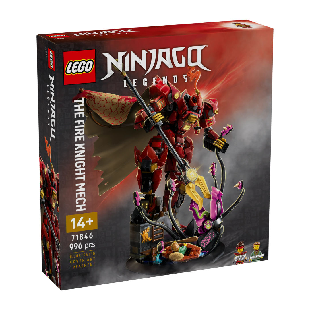 LEGO NINJAGO The Fire Knight Mech Building Play Set, For Age 14+ Years