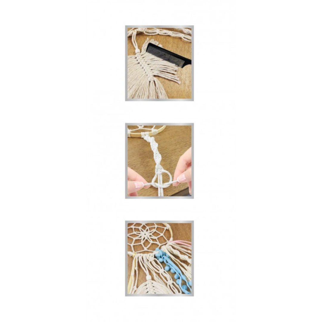 Buki France Macrame DIY Dreamcatcher Craft Kit