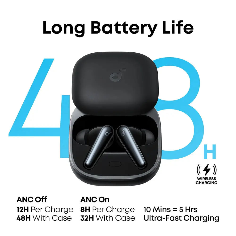 Anker Soundcore Liberty 5 TWS Earbuds, Adaptive ANC 3.0, Dolby Audio, LDAC, 48H Playtime