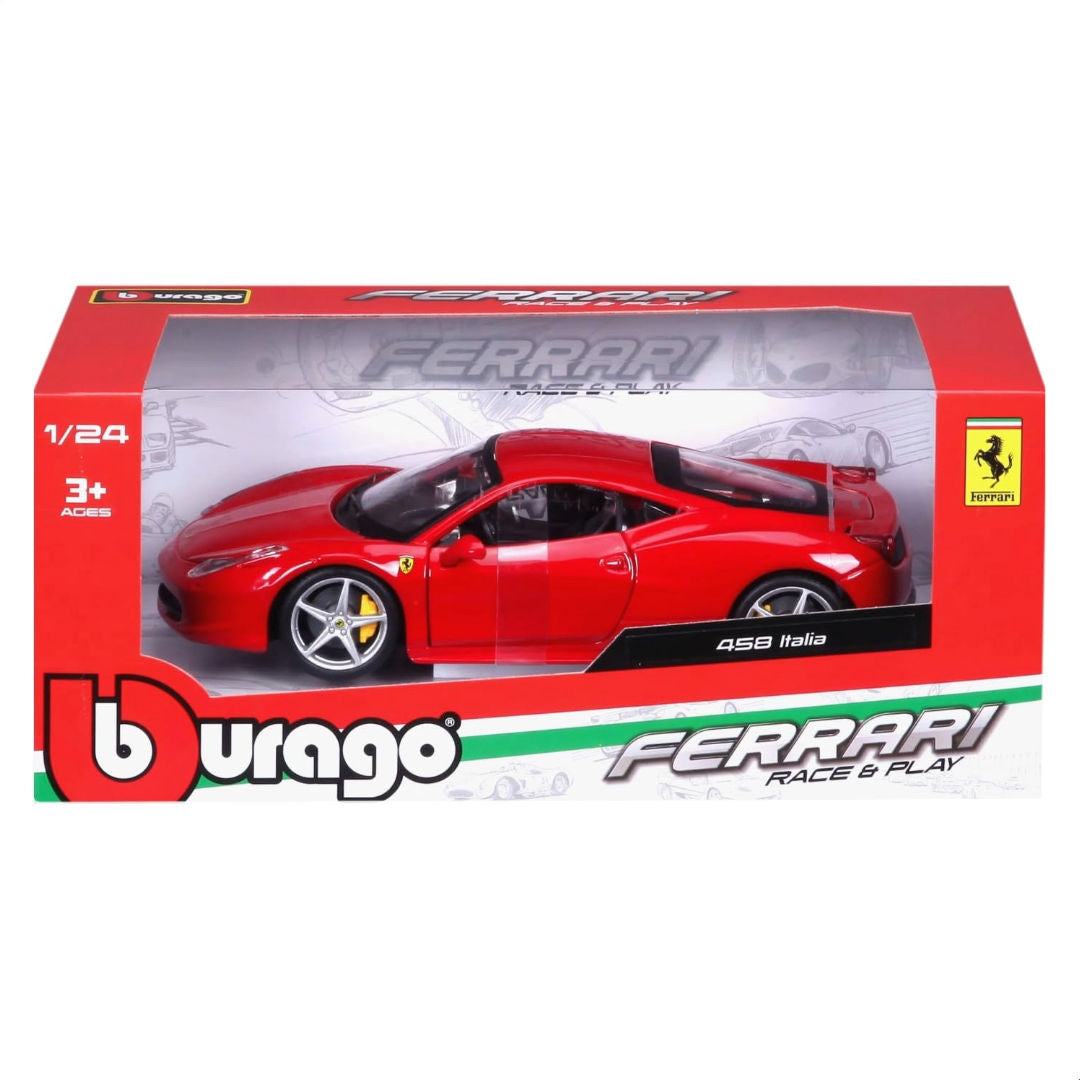 Bburago Ferrari 458 Italia Die-Cast Car, 1: 24