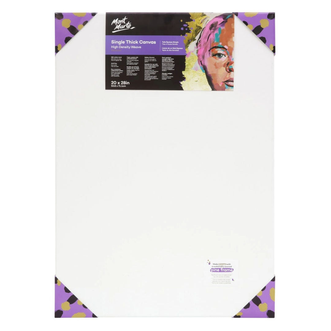 Mont Marte Single, Thick CANVAS Premium Board
