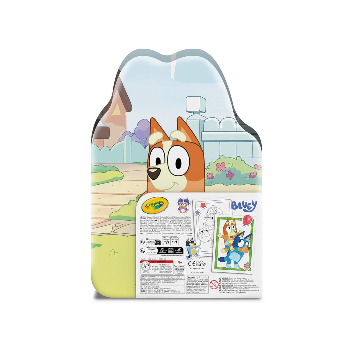 Crayola Bluey Colour & Sticker Kit, 45+ Pieces, Set Of Felt Tip Pens, Colouring Pens, Stickers
