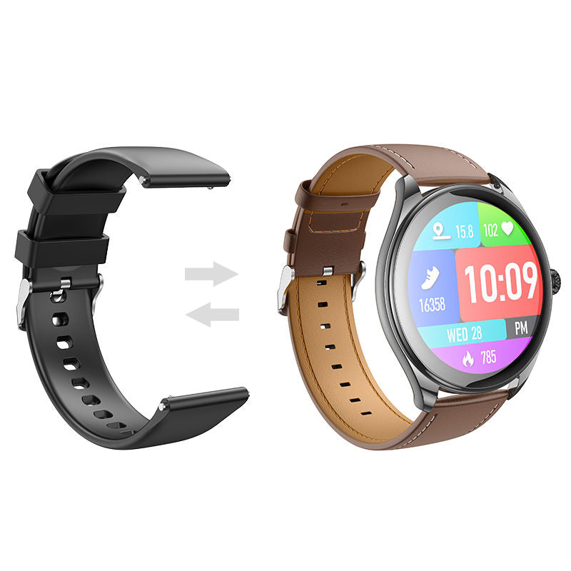 Hoco Y22 AMOLED Smart Sports Watch Call Version, 1.43-Inch Display