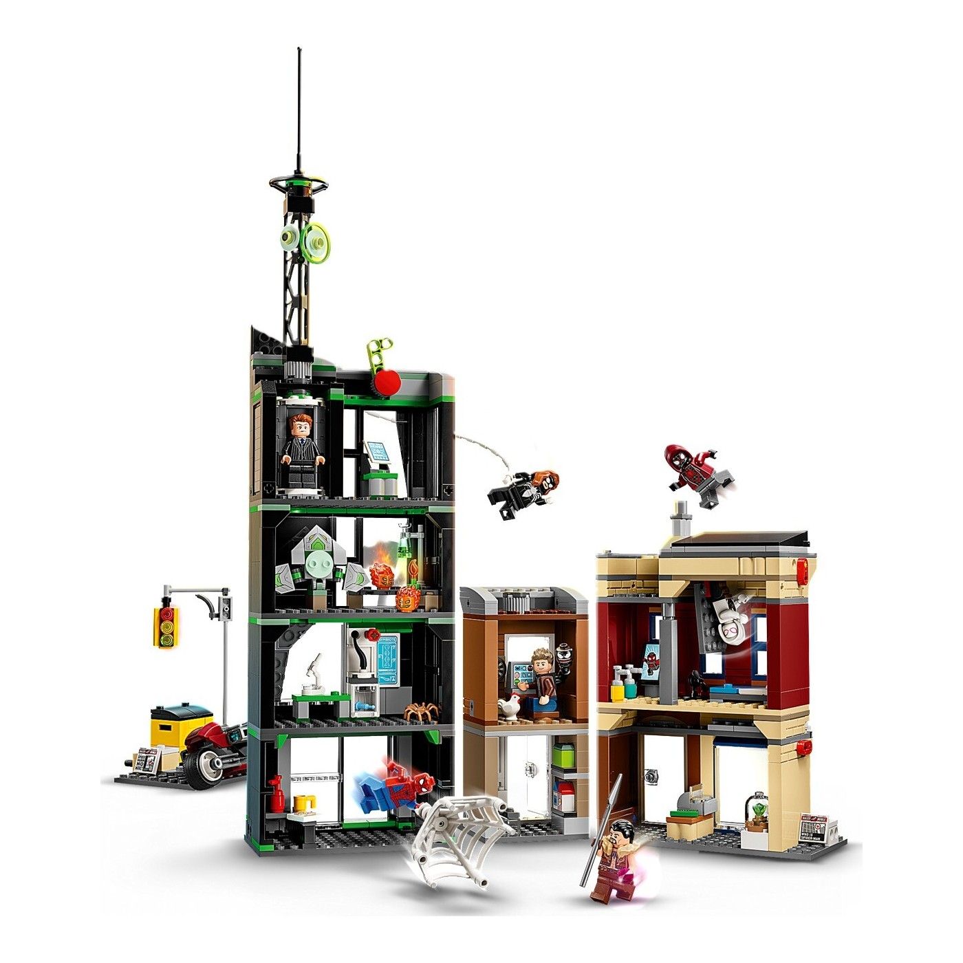 LEGO Marvel Spider-Man vs. Oscorp Building Play Set, For Age 10+ Years