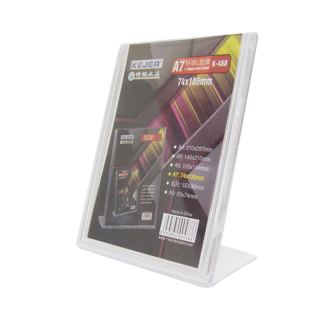 RSC Kejea Acrylic L-Shape Card Holder