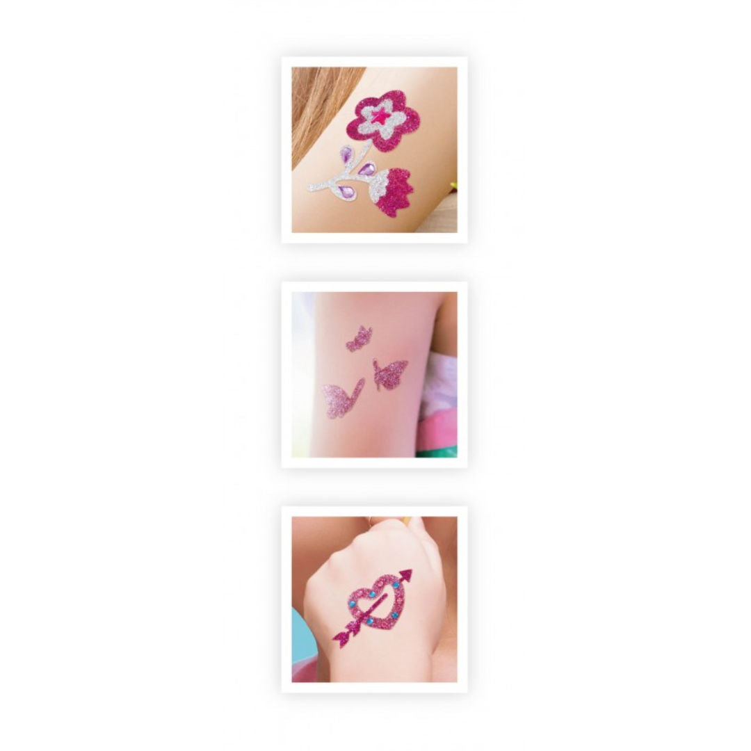 Buki France Be Teens Glitter Tattoos Art DIY Kit (8 Pieces)