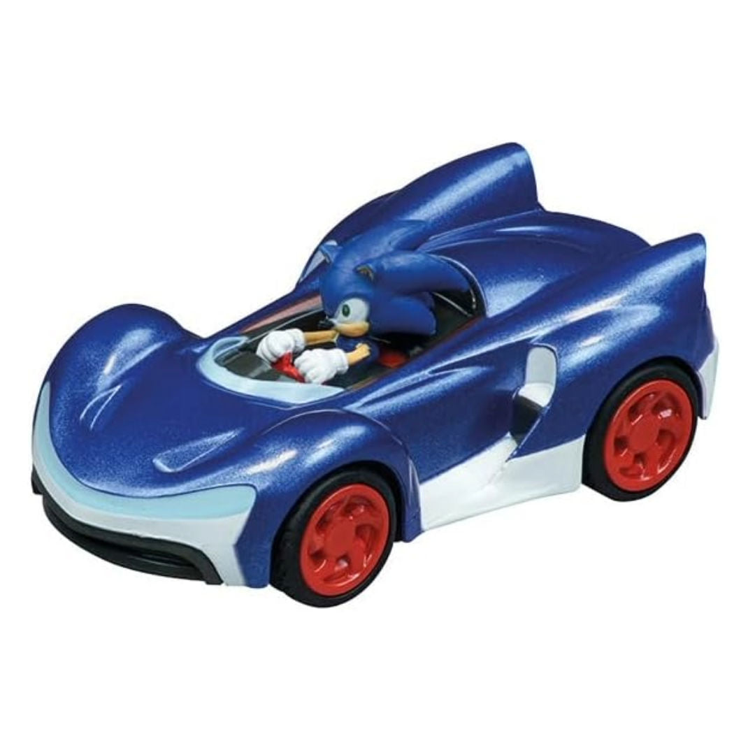 Carrera Pull N Speed Sonic The Hedgehog Sonic Vs Shadow Pull-Back Action Motor Cars 1:43, Pack of 2, 3+ years