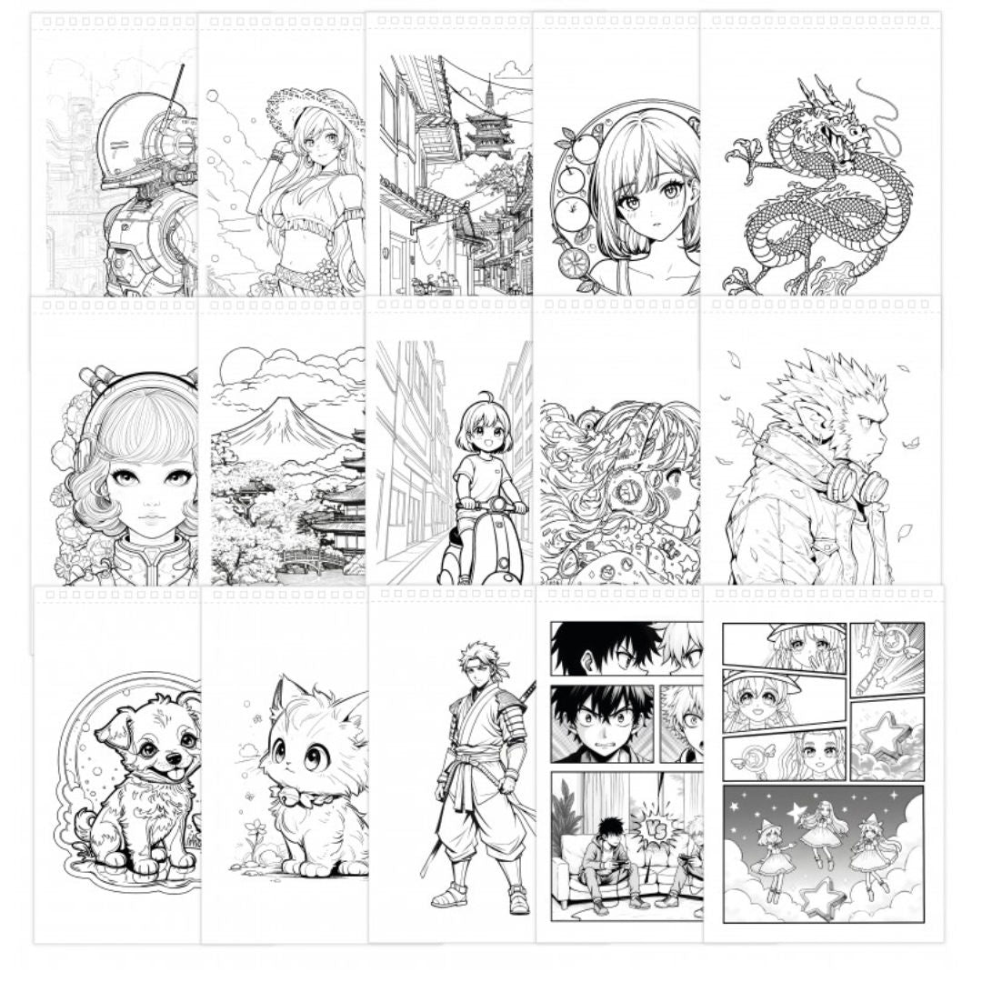 Buki France Professional Studio Manga Art Set, 25 Pages, Paperback, 10+ Years