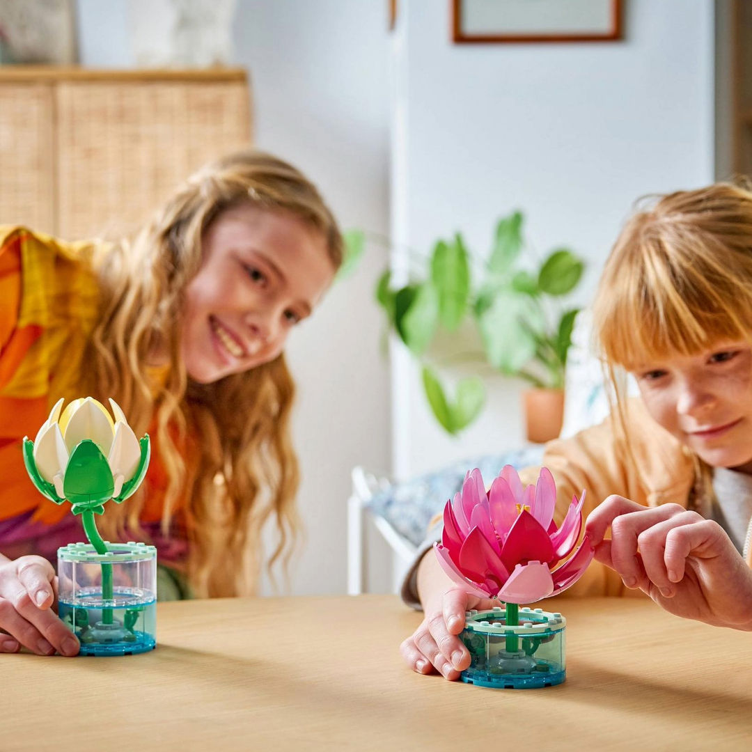 LEGO Botanicals Water Lilies Building Toy Set, 9+ Years