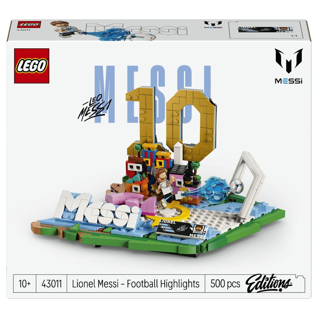 LEGO Editions Lionel Messi Soccer Highlights 43011 Building Set, 500 Pieces, For Age 10+ Years