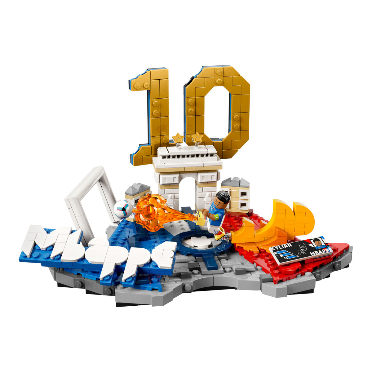 LEGO Editions Kylian Mbappé Soccer Highlights 43013 Building Set, 490 Pieces, For Age 10+ Years