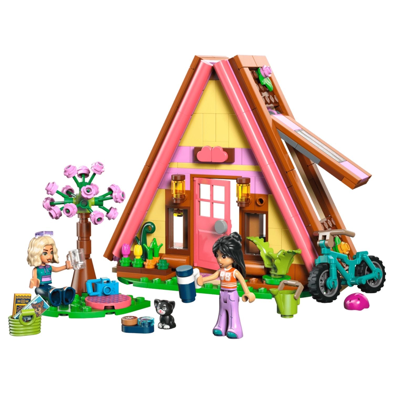 LEGO Friends 42682 Nature Glamping Cabin Building Toy Set, 295 Pieces for Girls and Boys Ages 6 Years and Above