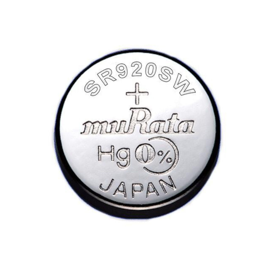 MuRata 371, SR920SW, 1.55V, Silver Oxide Battery