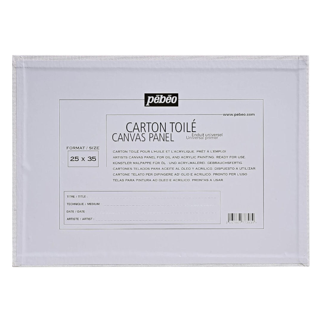 Pebeo Canvas Panel Board, 25×35cm, 777393
