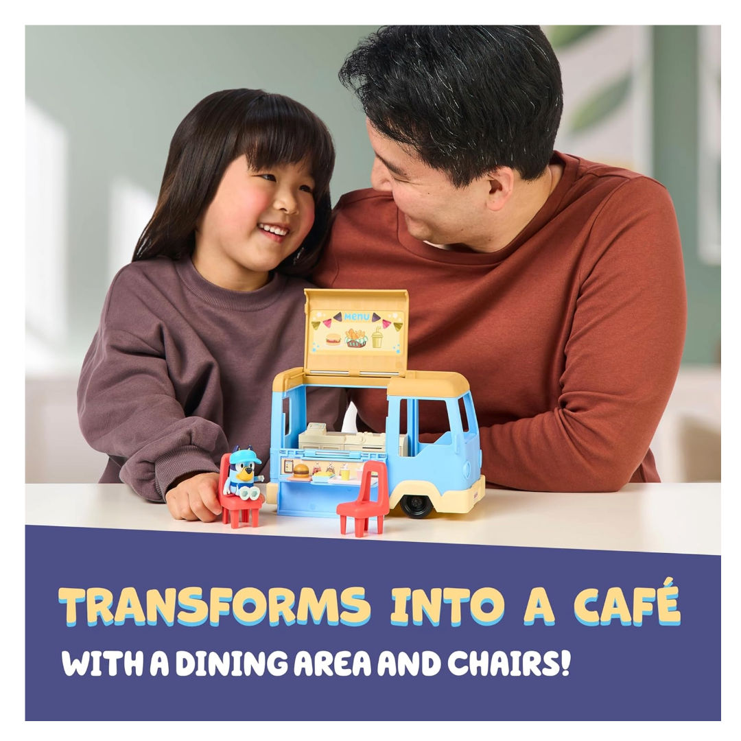 Bluey Lets Play Chef Series 13 Bluey's Food Truck Playset (7.6cm), 3+ years