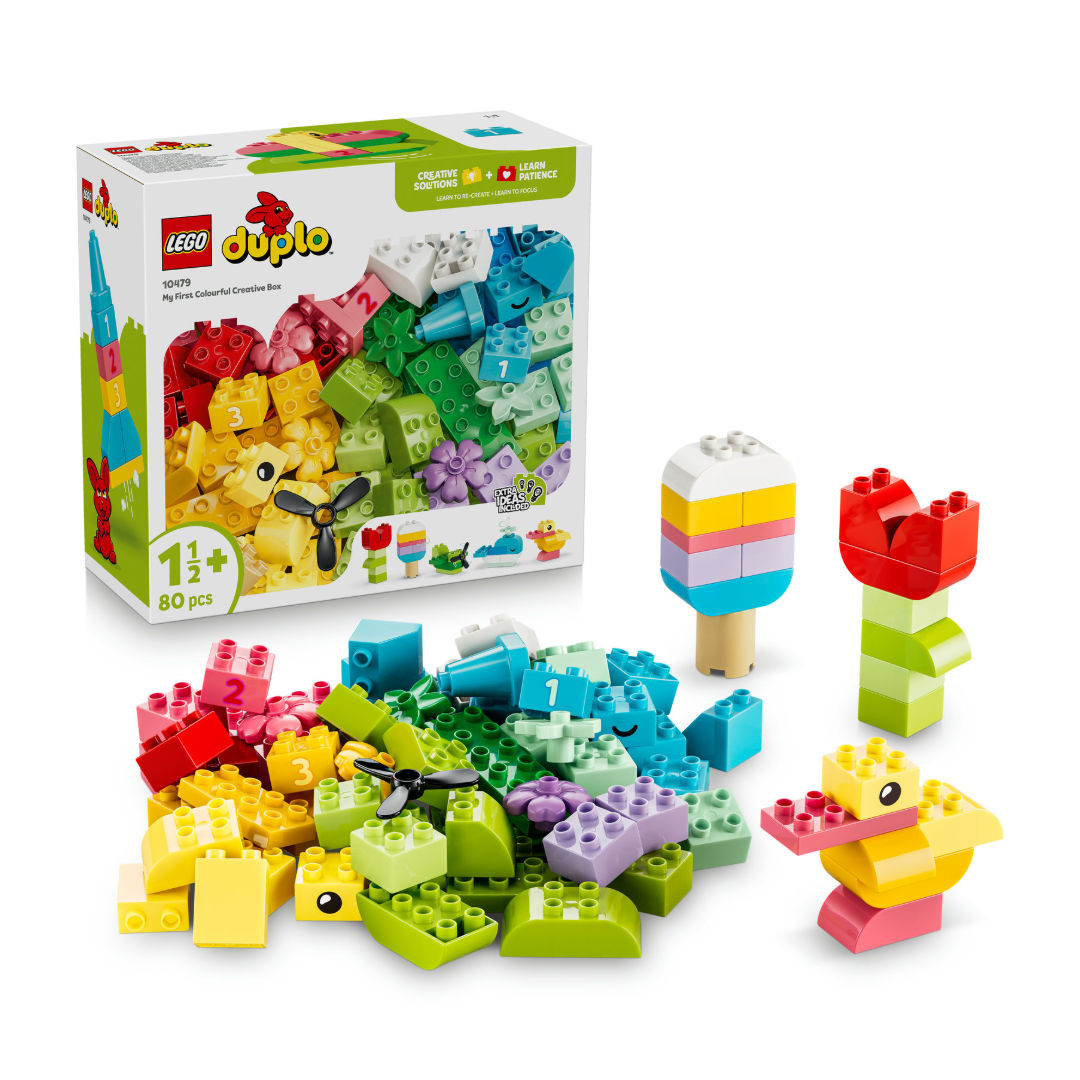 LEGO DUPLO Colorful Creative Box Building Set, For Age 18+ Months