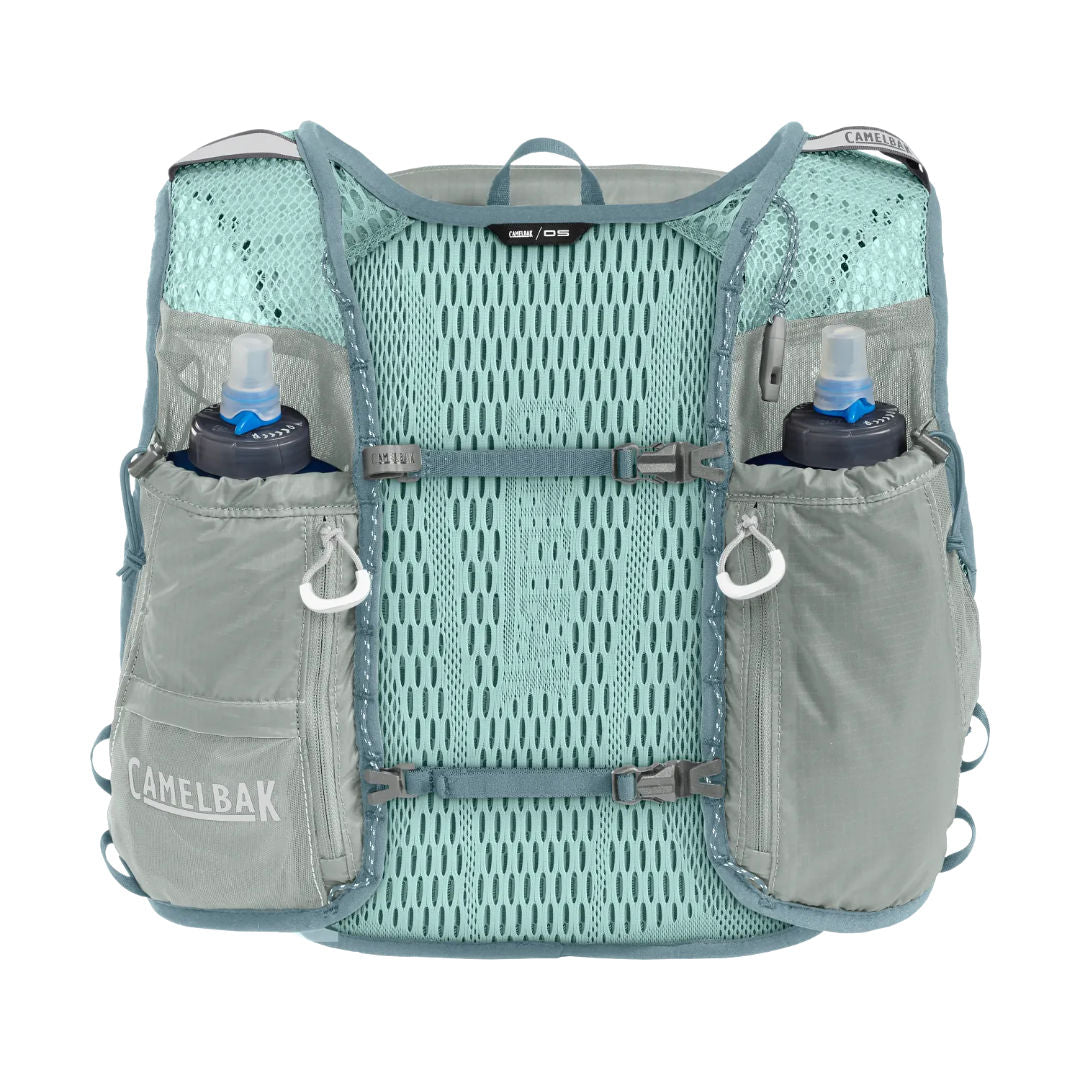 Camelbak Zephyr™ Pro Hydration Vest with Quick Stow™ Bottle, Pigeon/Blue Surf, 34oz
