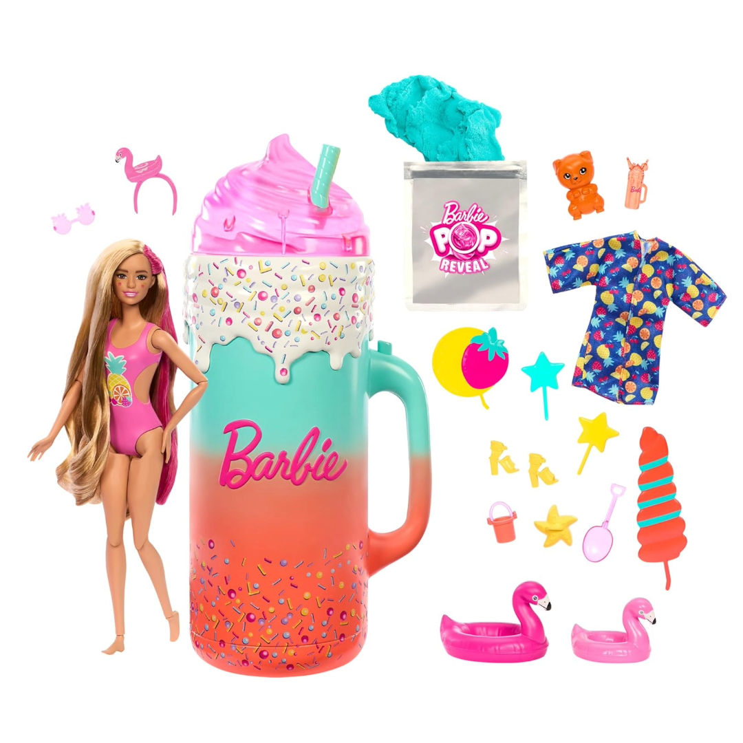 Barbie POP Reveal Rise & Surprise Fruit Series Doll, 3+  Years