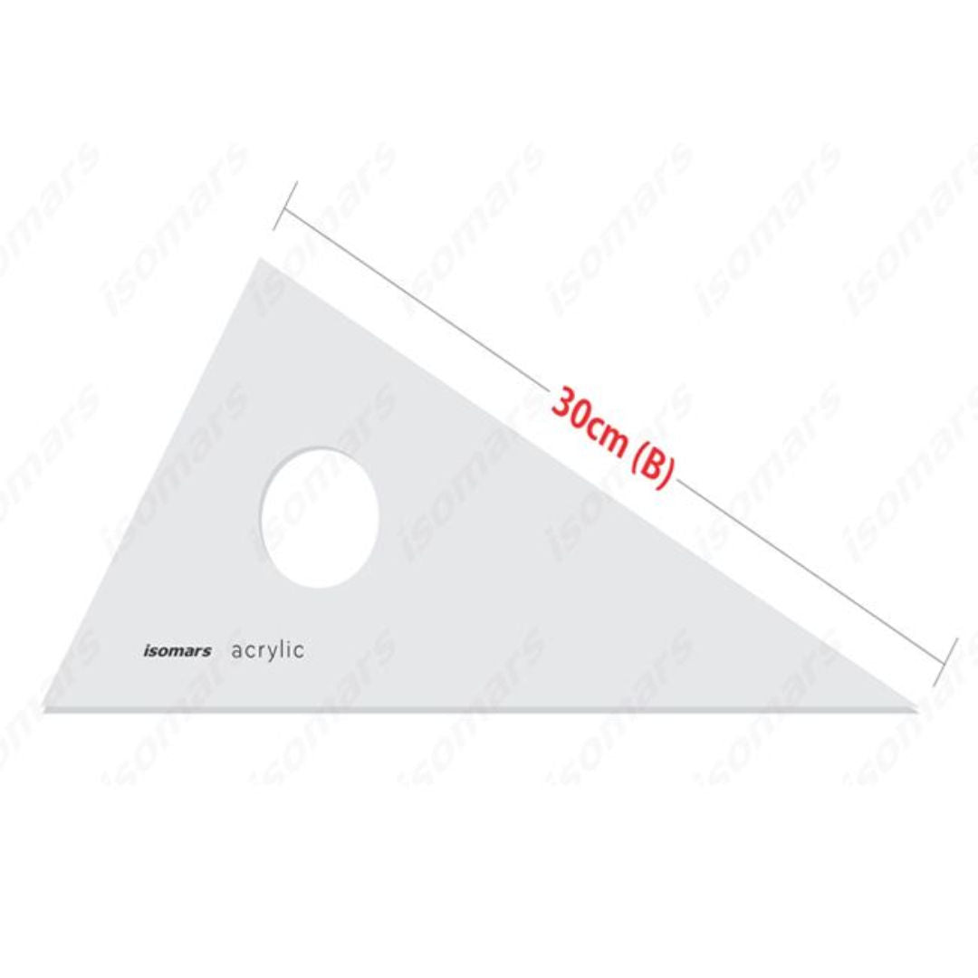 isomars Set Square, 12", 30CM/12B