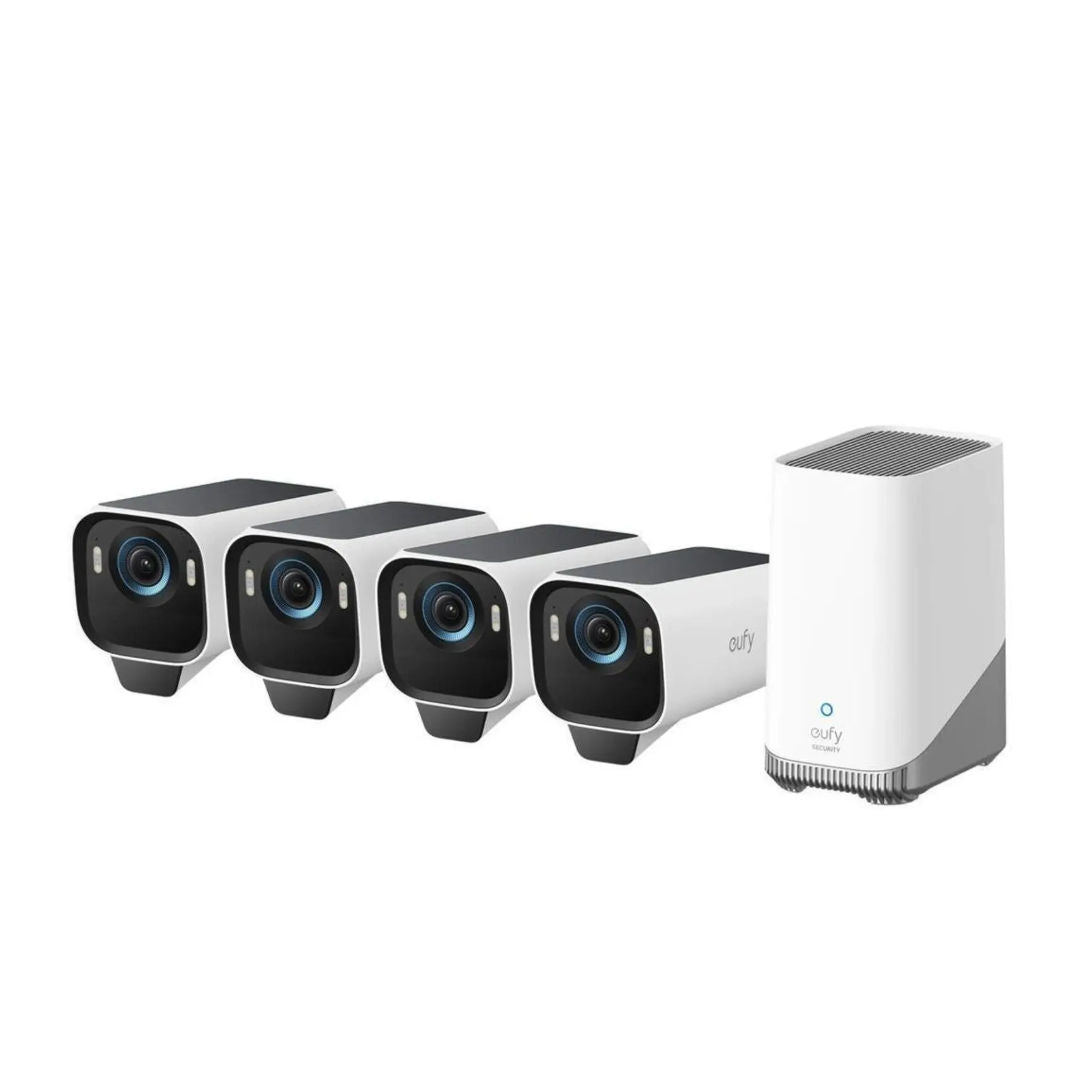 Anker Eufy S3 Pro 4 Monitor Camera Suit, Black+White
