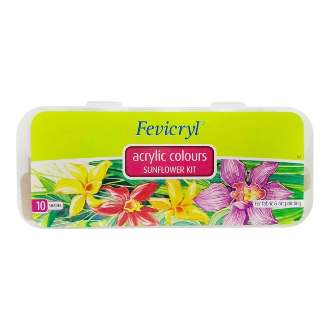 Fevicryl Acrylic Color Sunflower, 150ml (Water-Based)